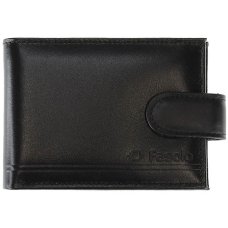 Carteira Fasolo Couro Masculina H061 - Preto