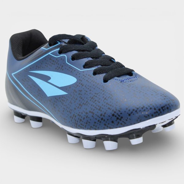 Chuteira Infantil Campo Dray Layt Masculina - Marinho e Azul