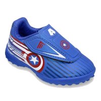 Chuteira Infantil Society Dray Marvel Capitão América - Azul