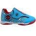 Chuteira Infantil Futsal Dray Marvel Homem Aranha - Azul Claro