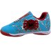 Chuteira Infantil Futsal Dray Marvel Homem Aranha - Azul Claro