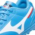 Chuteira Society Mizuno Morelia Club Unissex - Azul Claro e Branco