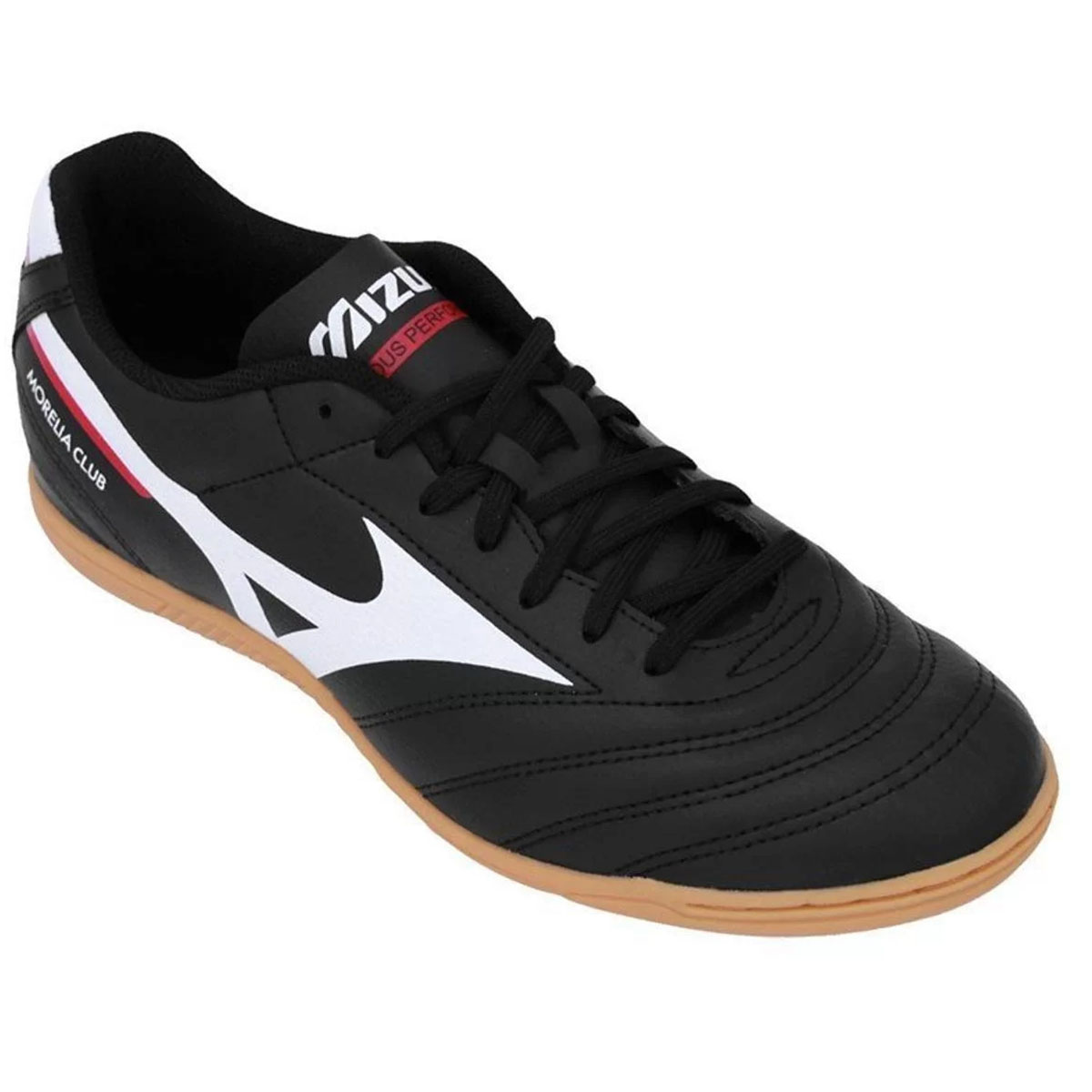 Chuteira Futsal Mizuno Morelia Club In Masculina Preto e Branco Compre Agora Cabana Magazine