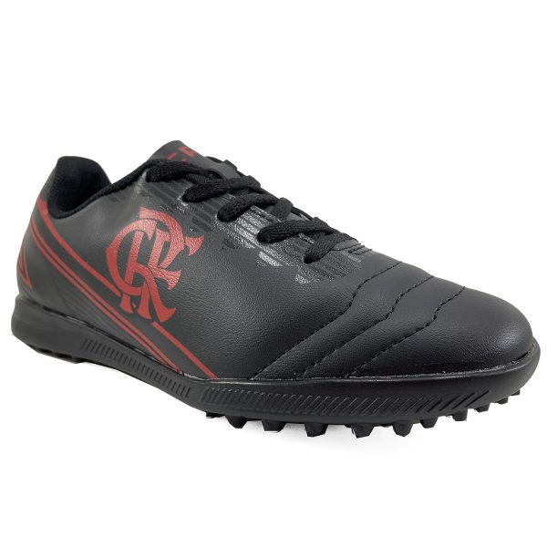 Chuteira Flamengo Society Oxn Dynamic 2 Masculina - Preto