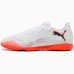 Chuteira Society Puma Future 8 It Masculina - Branco e Laranja
