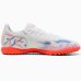 Chuteira Society Puma Future 8 It Masculina - Branco e Laranja