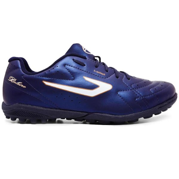 Chuteira Society Topper Boleiro VI Masculina - Marinho e Branco