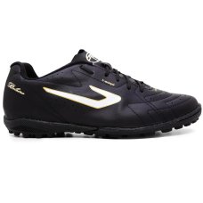 Chuteira Society Topper Boleiro VI Masculina - Preto e Branco