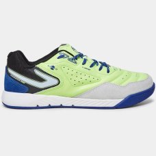 Chuteira Futsal Topper Dominator Pro V Unissex - Verde e Preto
