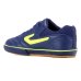 Chuteira Futsal Juvenil Topper Dominator 3 - Marinho e Verde