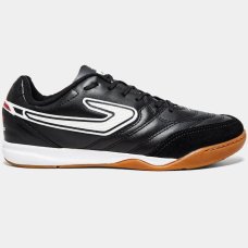 Chuteira Futsal Topper Maestro Club V Unissex - Preto e Vermelho