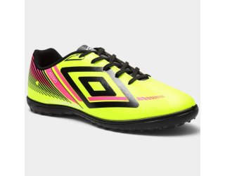 Chuteira Society Umbro Aero Masculina - Amarelo e Preto Chuteira Society Umbro Aero Masculina - Amarelo e Preto