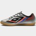 Chuteira Futsal Umbro Aero Masculino - Cinza e Vermelho