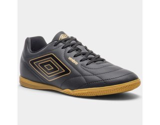 Chuteira Futsal Umbro Class Footballer Masculino - Preto e Bege Chuteira Futsal Umbro Class Footballer Masculino - Preto e Bege
