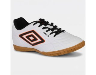 Chuteira Society Umbro Class Footballer Masculino - Branco e Caramelo Chuteira Society Umbro Class Footballer Masculino - Branco e Caramelo