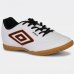 Chuteira Society Umbro Class Footballer Masculino - Branco e Caramelo