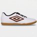 Chuteira Society Umbro Class Footballer Masculino - Branco e Caramelo