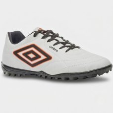 Chuteira Society Umbro Class Footballer Masculino - Branco e Preto