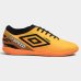 Chuteira Futsal Umbro Indoor Top Speed League Masculino - Laranja e Preto