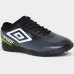 Chuteira Society Umbro Top Speed League Masculina - Preto e Verde