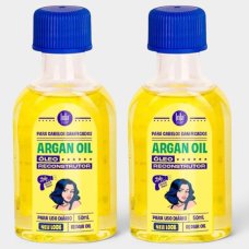 Kit Óleo Lola Linha Argan - Óleo Argan 50ml + Óleo Argan 50ml