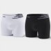 Kit 2 Cuecas Boxer Lupo Microfibra Sem Costura - Preto e Branco