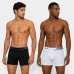 Kit 2 Cuecas Boxer Lupo Microfibra Sem Costura - Preto e Branco