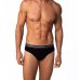 Kit Cueca Slip Lupo Com Elastano 2 Peças - Preto