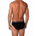 Kit Cueca Slip Lupo Com Elastano 2 Peças - Preto