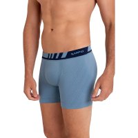 Cueca Boxer Lupo Microfibra Cós Com Chanfro - Azul