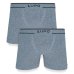 Kit 2 Cuecas Boxer Lupo Microfibra Sem Costura - Cinza