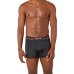 Kit 2 Cuecas Boxer Lupo Microfibra Sem Costura - Preto e Cinza