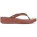Tamanco Anabela Baixo Azaleia Fabi Light Feminino - Nude