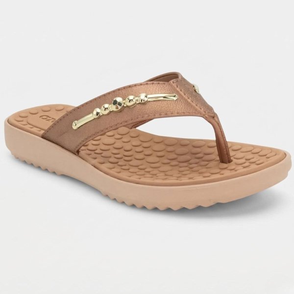 Tamanco Azaleia Taina Feminino - Cobre