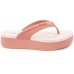 Tamanco Anabela Baixo Azaleia Feminino - Nude