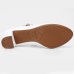 Scarpin Beira Rio Boneca Fivela Salto Bloco - Branco