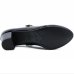 Scarpin Beira Rio Boneca Verniz Fivela Salto Bloco - Preto