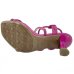 Sandália Beira Rio Strass Calce Fácil Feminina - Pink