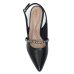 Scarpin Beira Rio Tira Strass Salto Fino Feminino - Preto