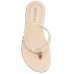 Rasteira Beira Rio Flatform Pedraria Feminina - Ouro Rosado