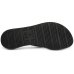 Rasteira Beira Rio Flatform Diamond Strass Laço Feminina - Preto