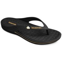 Chinelo Ortopédico Boaonda Lilly Flor Feminino - Preto
