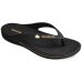 Chinelo Ortopédico Boaonda Lily Flor Feminino - Preto