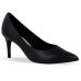 Scarpin Bottero Salto Médio Bico Fino - Preto