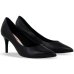 Scarpin Bottero Salto Médio Bico Fino - Preto