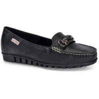 Mocassim Bottero Couro Summer Feminino - Preto