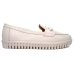 Mocassim Bottero Couro Summer Corrente Feminino - Branco Off