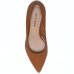 Scarpin Couro Bottero Salto Médio Bico Fino Feminino - Caramelo