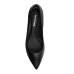 Scarpin Couro Bottero Salto Baixo Fosco Feminino - Preto