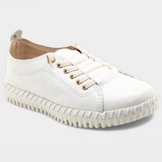 Tênis Bottero Couro Bottwister III Feminino - Off White